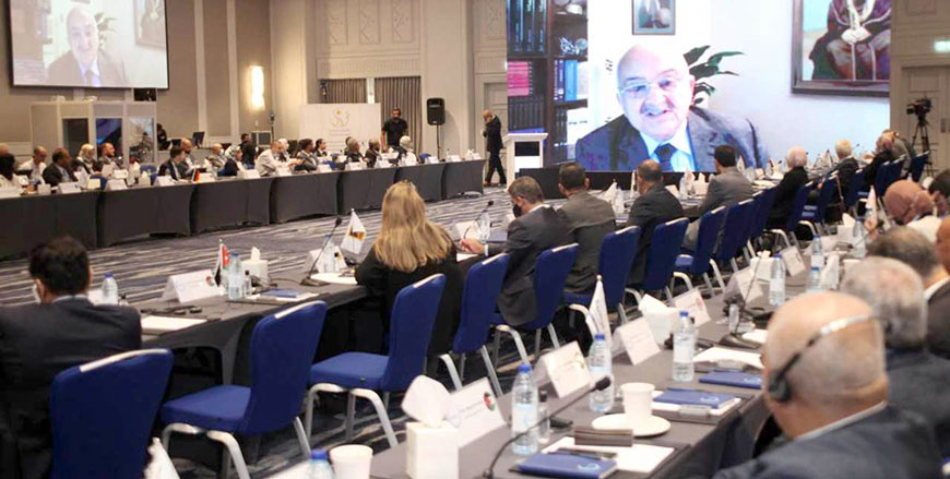 Prince Hassan speaks at inauguration of 12th International Forum for the Inter-Islamic Network on Water Resources Development and Management (INWRDAM) on Sunday (Petra photo)
