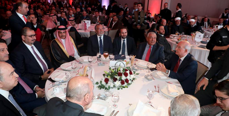 The Qatari embassy in Amman on Monday evening held an event to celebrate the National Day of Qatar, marking the accession to the throne of Sheik Jassem bin Mohammed bin Thani (Petra photo)
