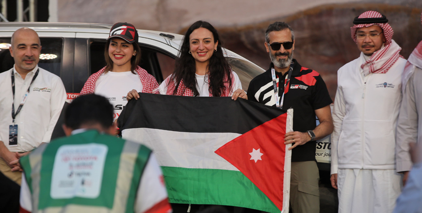 The ancient city of Petra witnesses a “historic” moment on Tuesday with the launch of Rally Jameel 2025, the Middle East’s first navigational rally dedicated exclusively to women (Photos by Ahmad Khlifat)