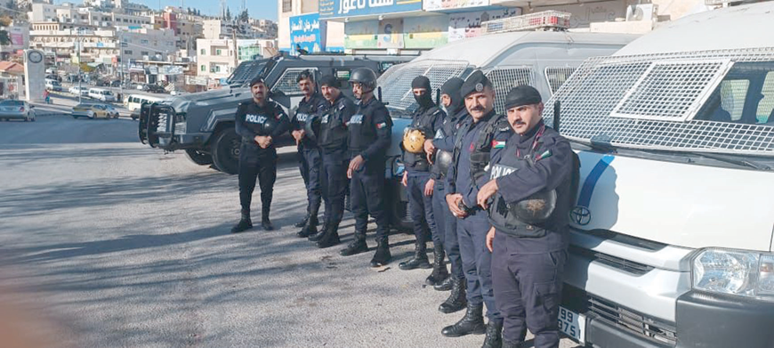 The PSD on Saturday announced that it had beefed up its security presence in the Kingdom’s governorates (Petra photo)