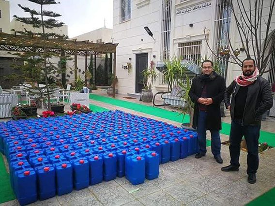 'Let’s make their winter warmer' is one of Dar Al Hussam Youth Centre’s initiatives. The initiative was launched in 2021 by young volunteer Hussam Khasawneh (Photo courtesy of Hussam Khasawneh)