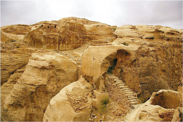Al Wayra Castle built by King Balduin I in 1116 in Wadi Musa near Petra (Photo courtesy of Micaela Sinibaldi)