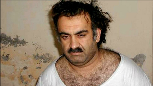 Khalid Sheikh Mohammed, alleged organiser of the September 11, 2001, attacks, shortly after his capture in Pakistan in 2003 (AFP photo)