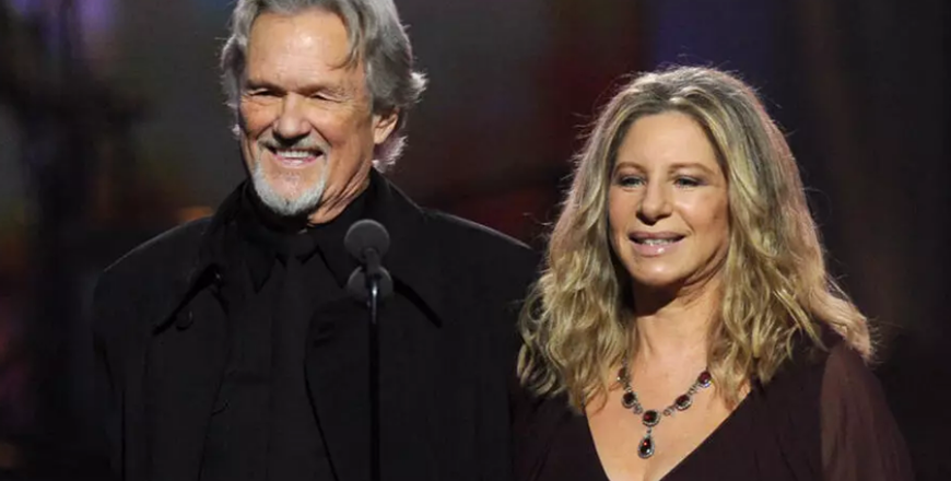Singers Kris Kristofferson (L) and Barbra Streisand starred in the 1976 hit film ‘A Star is Born’ (AFP photo)