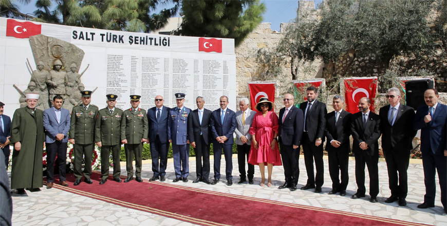 The Turkish embassy in Amman held a ceremony on Tuesday to commemorate the martyrs of the World War I. The ceremony was held at the Turkish Martyrs’ Memorial in Salt, who died during World War I (Photos by Ahmad Khlifat)
