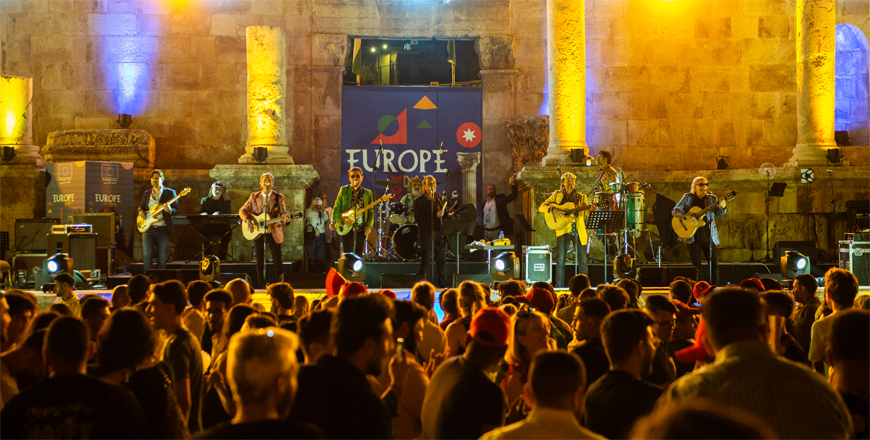 The heart of downtown Amman came alive on May 9, as thousands gathered at the historic Roman Amphitheatre to celebrate Europe Day (Photos courtesy of  European Union Delegation to Jordan)