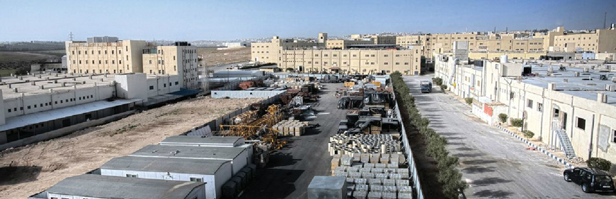 An undated photo shows a general view of Al Tajamouat Industrial City in Sahab (Photo courtesy of SPIC)