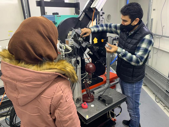 On December 17, SESAME opened the doors of its Materials Science beamline to a team from the Royal Scientific Society in Jordan, making this instrument, which is dedicated to structural studies with X-ray powder diffraction, the third of the centre’s beamlines to be fully operational and hosting users, according to a RSS statement (Photo courtesy of RSS)