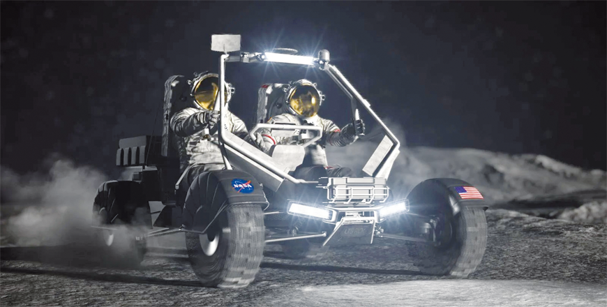 Either Intuitive Machines, Lunar Outpost or Venturi Astrolab will build the Lunar rover for the Artemis mission (AFP photo)