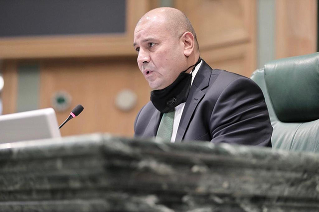 Deputies on Thursday elected Abdulmunim Oddat as the Lower House speaker (Photo by Osama Aqarbeh)
