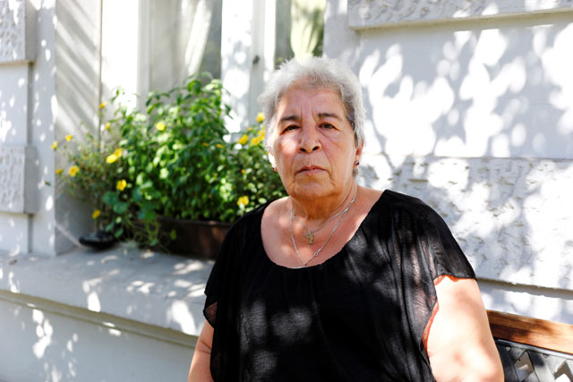 Fadwa Mahmoud is seen in Berlin, Germany, on Tuesday (Reuters photo)