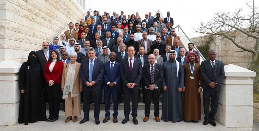 The Telecommunications Regulatory Commission (TRC), in cooperation with the International Telecommunication Union (ITU) and the Arab League, on Thursday hosted the inaugural meeting of the Arab team tasked with preparing for the upcoming World Telecommunication Development Conference (Petra photo)
