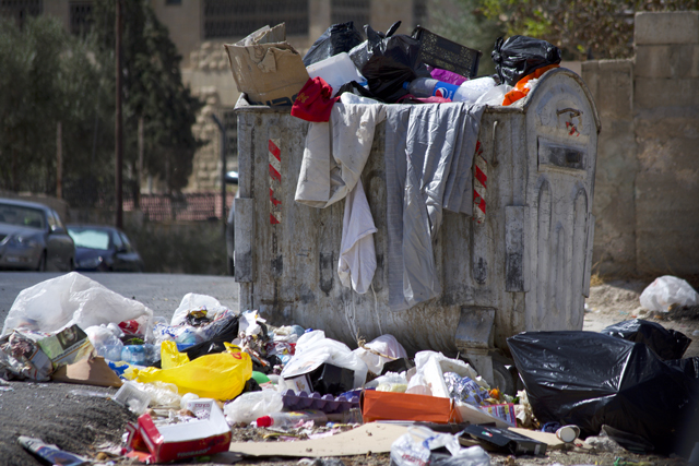 The methane gas at Ghabawi landfill will be collected and burned to prevent it from being released into the air to protect the environment, according to the municipality (Photo by Amjad Ghsoun)