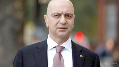 Businesman and media proprietor Akin Ipek from Turkey arrives at Westminster Magistrates Court for an extradition hearing in London, Britain, September 28 (Reuters photo)