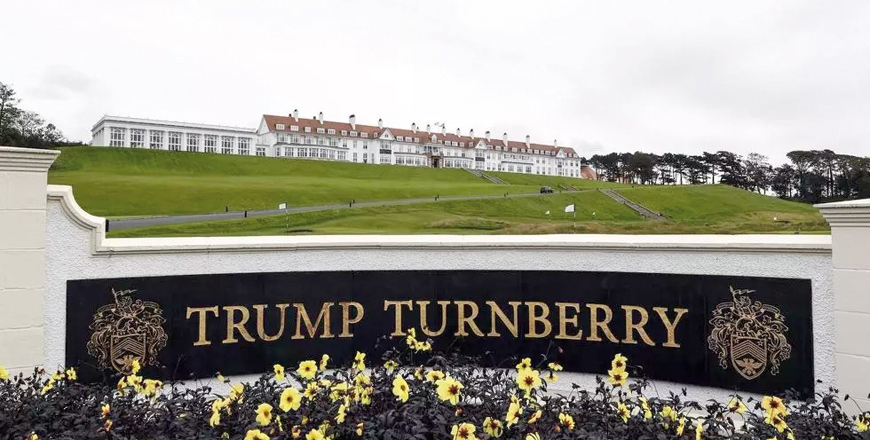 Members of the Scottish Parliament voted down a motion calling for the probe into the Trump Organisation’s two Scottish golf courses, including the Trump Turnberry hotel and golf resort (AFP photo)