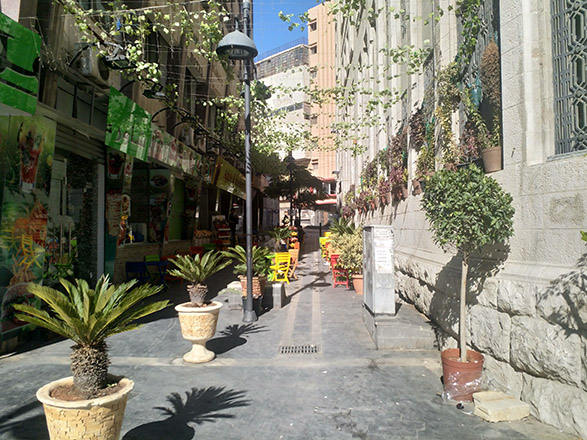 A view of a popular side-street in Downtown Amman (Photo courtesy of UNDP)