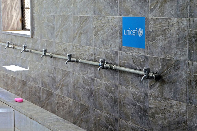 The UNICEF WASH in schools programme — designed to improve water and sanitation facilities in schools across Jordan and promote climate action — was urgently scaled up during the summer months in response to the COVID-19 pandemic, according to the UN agency (Photo courtesy of UNICEF)