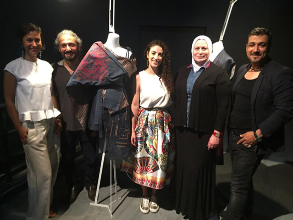 Designers from JO! by Creative Jordan benefitted from the EU funded project aimed at developing Amman Fashion Cluster  (Photo courtesy of JO! by Creative Jordan Facebook page)