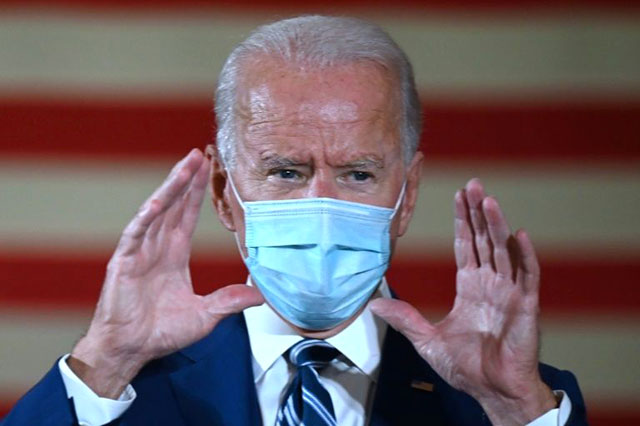 Democratic presidential candidate Joe Biden has said he's 'not a fan' of court-packing -- expanding the size of the Supreme Court -- but will not rule it out (AFP photo)