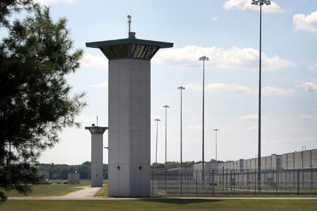 Indiana's Federal Correctional Complex Terre Haute where Dustin Higgs became the 13th federal inmate put to death under the Trump administration, according to US media (AFP photo)