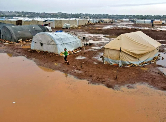 In June, the UN said around 2.4 million people in Idlib province were in need of humanitarian aid (AFP photo)