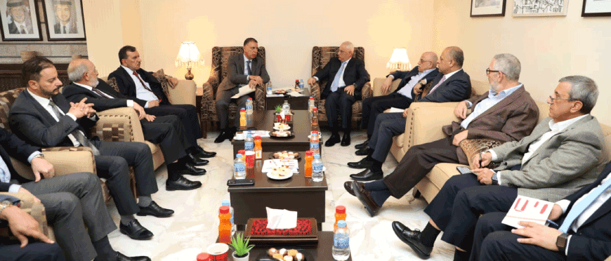 Interior Minister Mazen Faraya during a discussion session organised by the Jordan Economic Forum on Saturday (Petra photo)