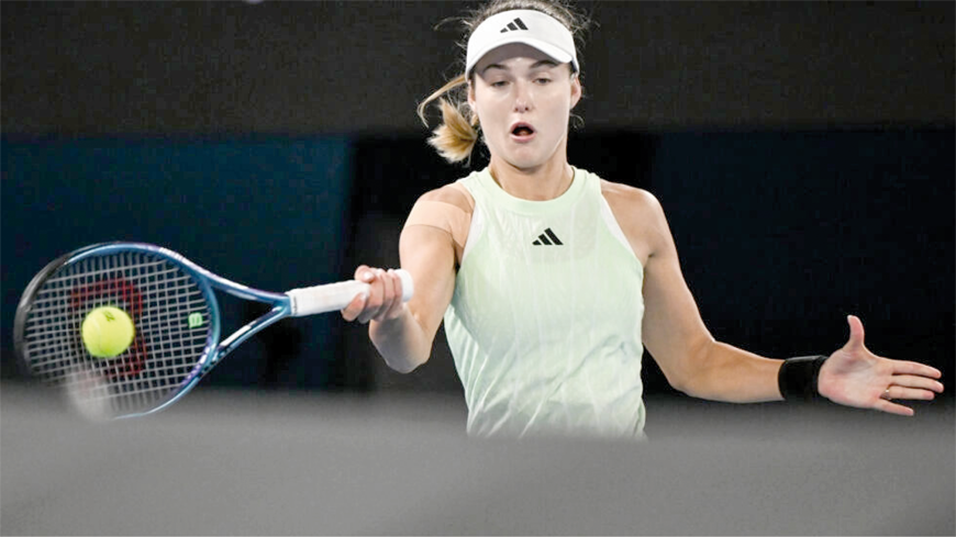 Shock victory: Russia’s Anna Kalinskaya (AFP photo)