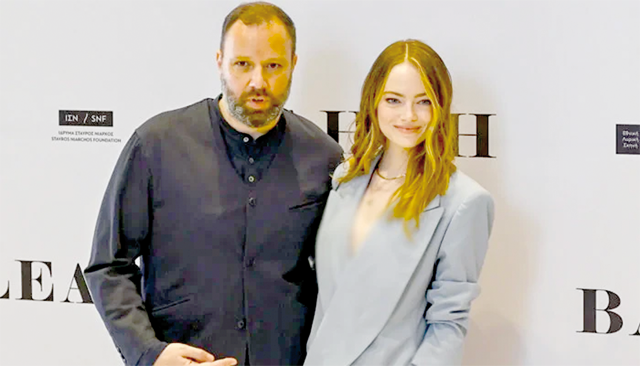 Emma Stone suggests that director Yorgos Lanthimos ‘he’s my muse’ (AFP photo)