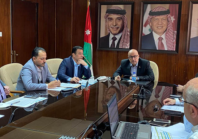 Water Minister Raed Abul Saud, in a meeting with water sector authorities on Wednesday, called for action to ensure that water demands during Ramadan and the upcoming summer season are met (Petra photo)