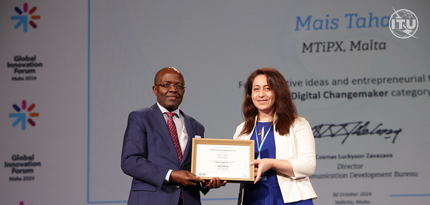 Taha, originally from Jordan and now based in Malta, is involved with nature conservation since 1996 (Photo courtesy of International Telecommunication Union)