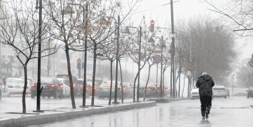 The Jordan Meteorological Department says that the weather on Friday will be very cold, with light, scattered rain in western Jordan, mixed with snow on high northern and southern peaks  (JT file)