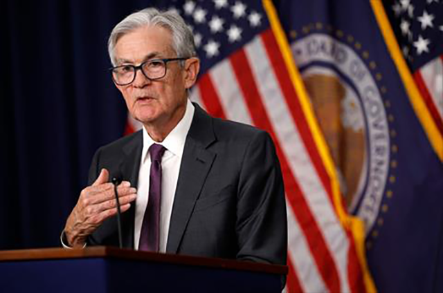 Federal Reserve Chairman Jerome Powell delivers remarks at a news conference following a Federal Open Market Committee (FOMC) meeting at the Federal Reserve on March 19, 2025 in Washington, DC