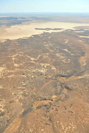 Wisad Pools, a view to the southeast (Photo courtesy of APAAME )