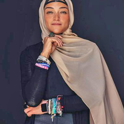   Egyptian athlete Manal Rostom (ANN photo)