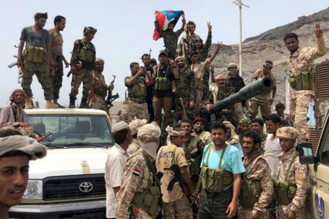Aden's seizure by southern separatists has left the Yemeni government weaker than ever, analysts say (AFP photo)