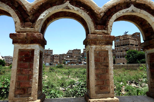 UNESCO-listed buildings in the Old City of the Yemeni capital Sanaa (AFP photo)