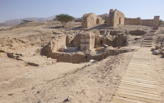 A general view of the Masna’ as-Sukkar (sugar factory) archaeological site in Ghor Safi (Photo courtesy of ACOR)