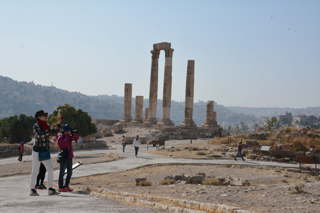 Tourist numbers increased during September, witnessing an 8-per cent growth compared with the same period in 2018, the JITOA said, citing Tourism ministry figures (Photo by Amjad Ghsoun)
