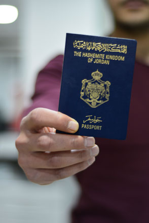 According to official figures, there are around 1 million holders of temporary passports in Jordan (Photo by Amjad Ghsoun)