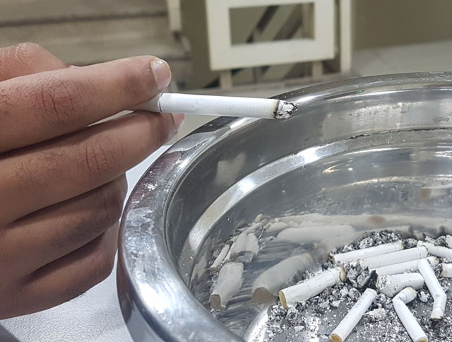  This year’s World No Tobacco Day was held under the theme ‘Tobacco — a threat to development’ (Photo by Amjad Ghsoun)