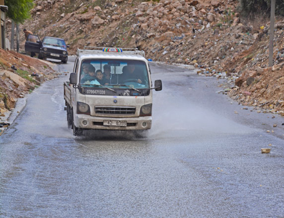 The Kingdom will be affected on Thursday and Friday by a cold air mass accompanied by two depressions centred over Cyprus, according to the Jordan Meteorological Department (Photo by Amjad Ghsoun)