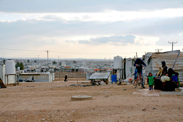 Slightly fewer Syrian refugees lived in camps last year, compared to the year before (Photo by Amjad Ghsoun)