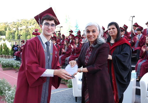 The Amman Baccalaureate School (ABS) celebrates its 40th Graduation at a ceremony on Friday, held under the patronage of HRH Princess Sarvath El Hassan, Founder and Chairwoman Emeritus of ABS (Photo courtesy of ABS)