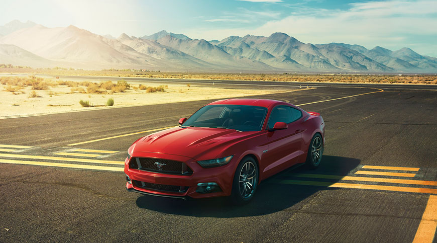 Ford Mustang — winner of the Middle East Car of the Year & Best Sports Coupe award for 2015  (Photo courtesy of Ford)