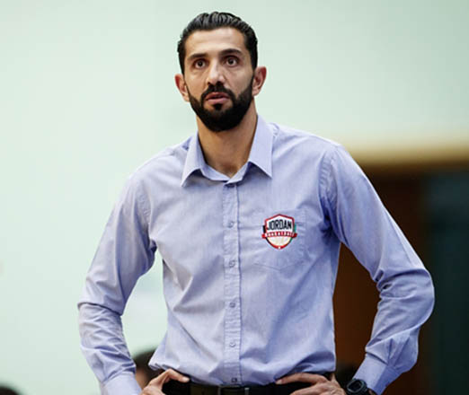 Jordan national team coach Sam Daghlas (Photo courtesy of the Jordan Basketball Federation)