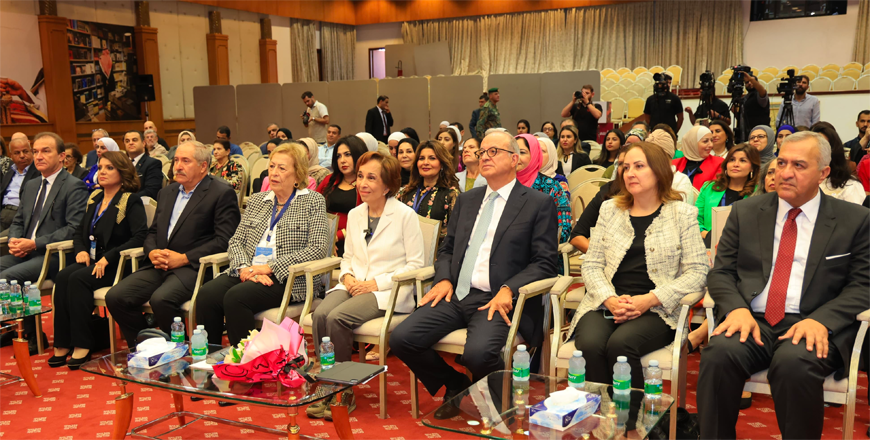 HRH Princess Basma on Monday stresses the important role of the media in conveying true and transparent information regarding what is happening in the Gaza Strip (Photo by Rana Husseini)