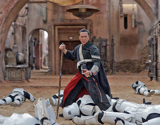 Donnie Yen in ‘Rogue One: A Star Wars Story’ (Photo courtesy of imdb.com)