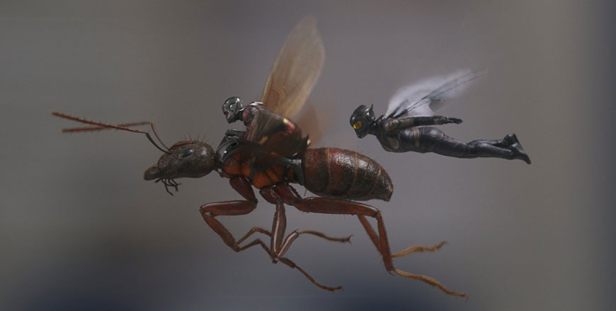 Paul Rudd and Evangeline Lilly (right) in ‘Ant-Man and the Wasp’ (Photo courtesy of imdb.com)