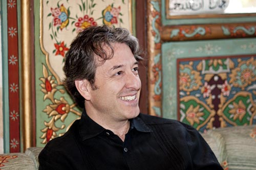 Mexican conductor José Areán smiles during an interview in Amman on Tuesday (Photo by Jean-Claude Elias)