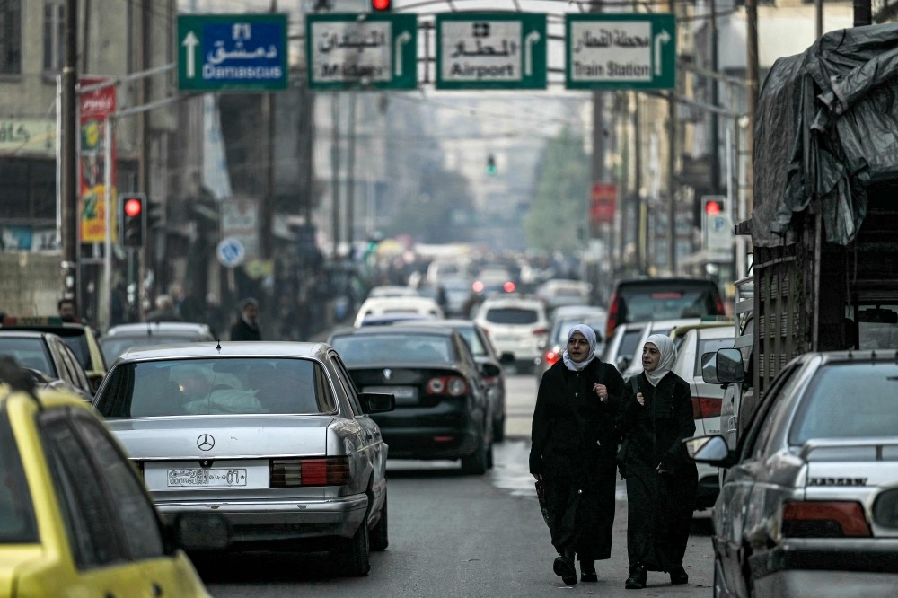 A street in Syria’s northern city of Aleppo on December 11, 2024 (AFP photo)